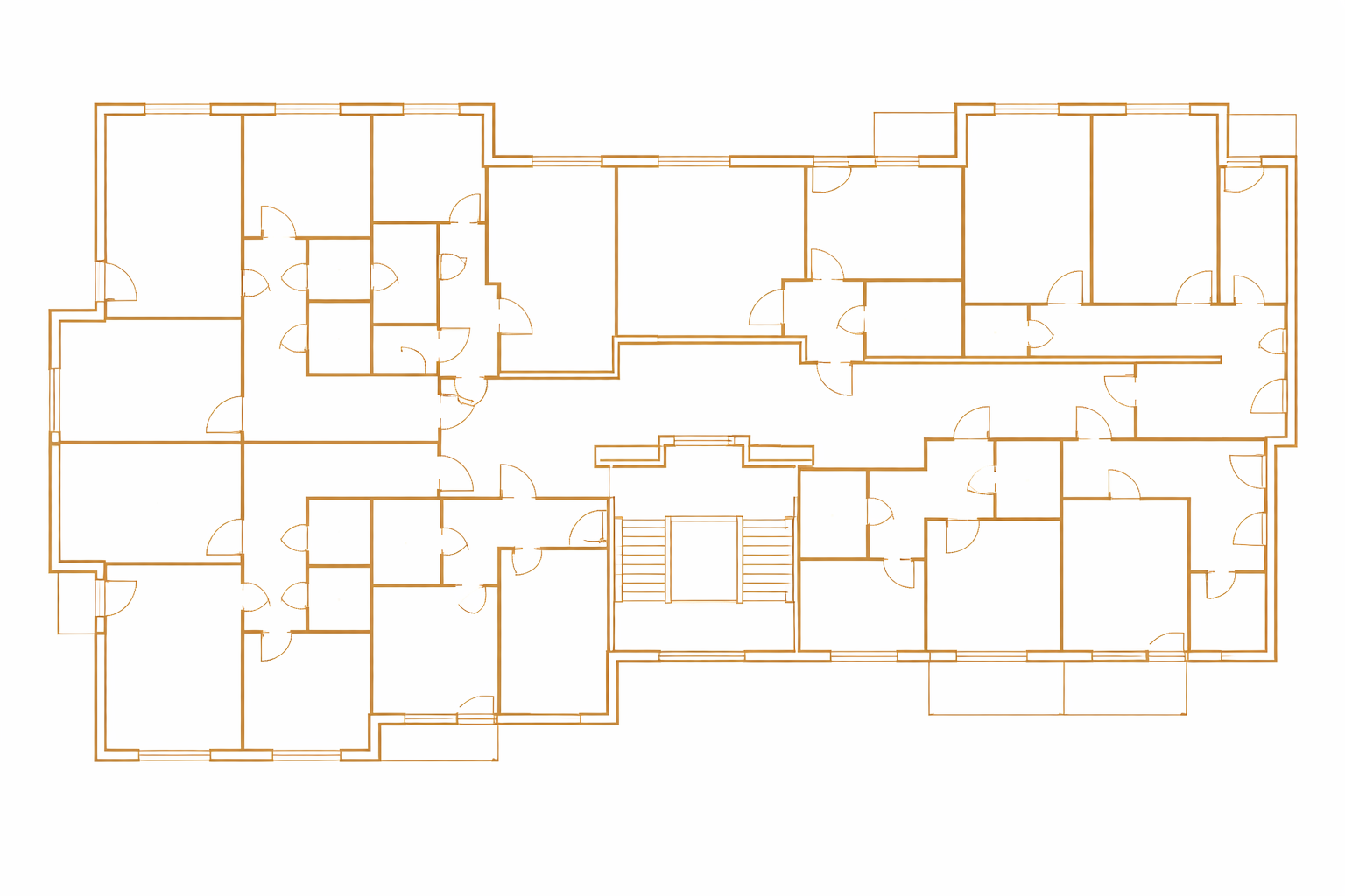 Планировка 2 подъезда